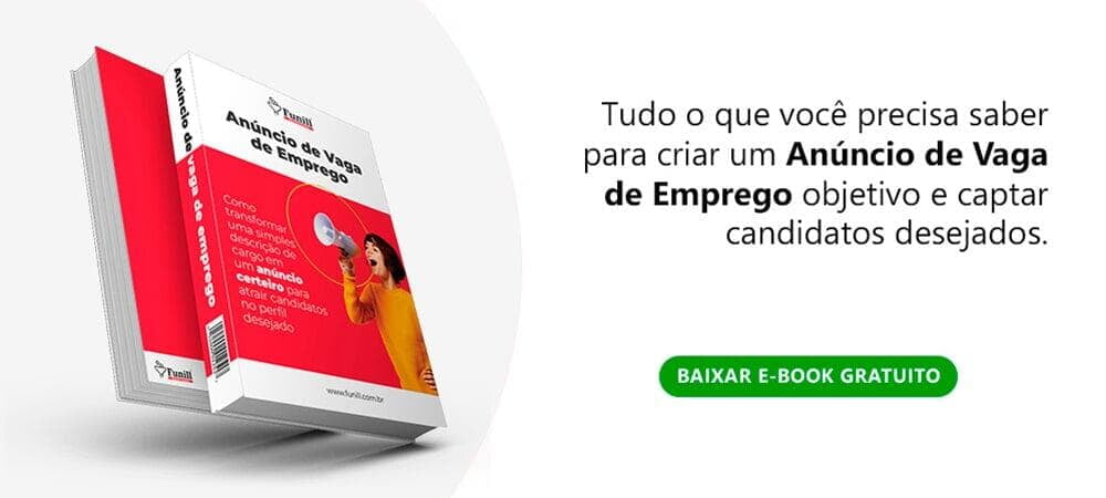 Ebook Anúncio Vaga de Emprego